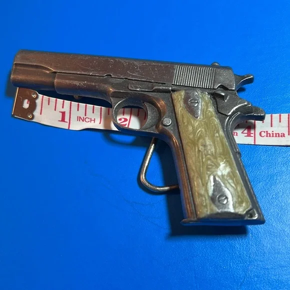 Vintage Bergamot Brassworks Gun Belt Buckle